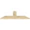 Ekena Millwork Portland Rough Sawn Timber Gable Bracket, Douglas Fir, 48"W x 18"H x 2"D x 6"F, 9/12 Pitch GBW048X18X0206POR00RDF - alternate 5